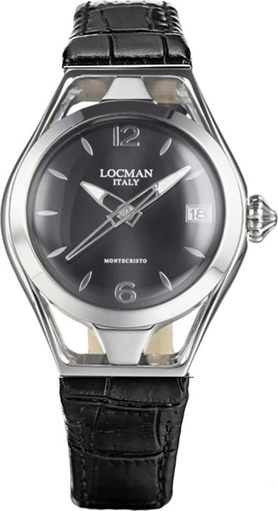 Produktbild Locman Italy Damenuhr Montecristo Lady schwarz Ref. 0526 (Analoguhr, 36 mm)