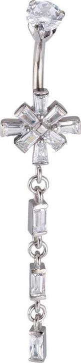 Bijouteria Bauchpiercing (Kristall, Chirurgenstahl 316L)