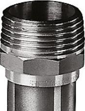 Actual product image Sanha Overg.nipple 1/2 -15 mm - rørgevind nipple og glat end