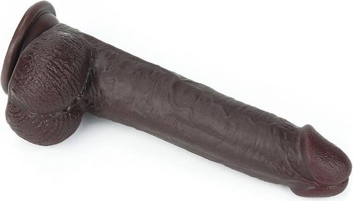 Actual product image Lovetoy Sliding Skin Dual Layer Dildo 23cm