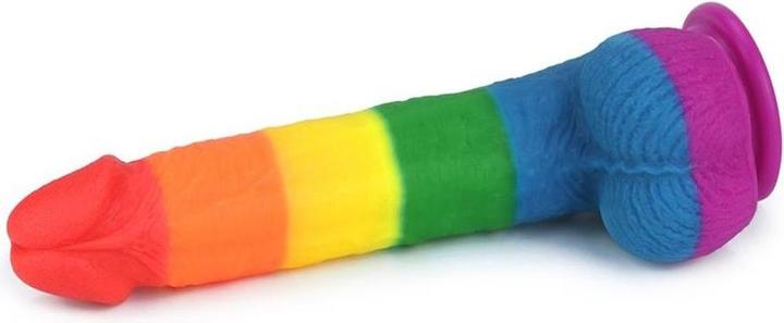 Actual product image Lovetoy Dildo Prider Liquid Silicone 9"
