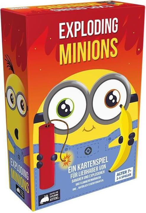 Actual product image Asmodée EXKD0009 - Exploding Minions - Card game, for 2-5 player, from 7 years (DE Edition) (German)