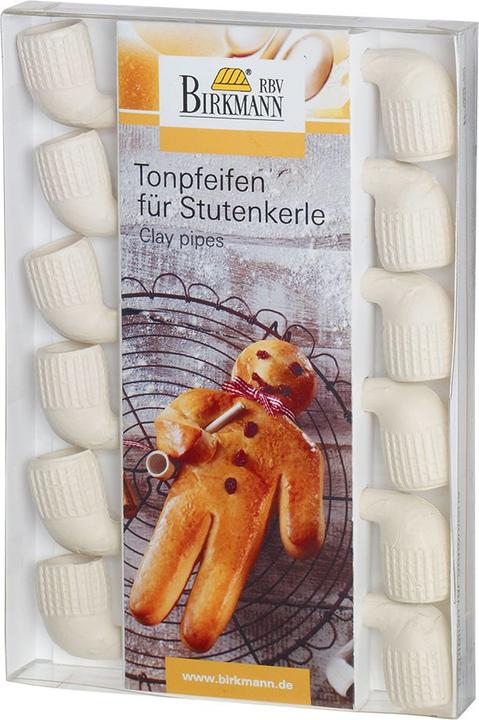 Actual product image Birkmann Clay pipes for Grittibänz