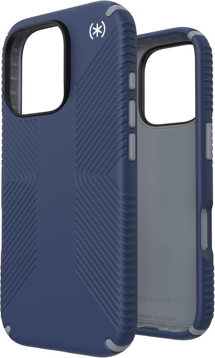 Actual product image speck Presidio2 Grip Apple iPhone 16 Pro Coastal Blue - with Microban (Apple iPhone 16 Pro)