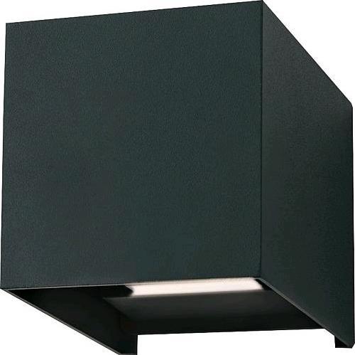 Actual product image Orion AL 111192 anthracite LED wall lamp IP54 3000K 2x3W (800 lm, IP54)