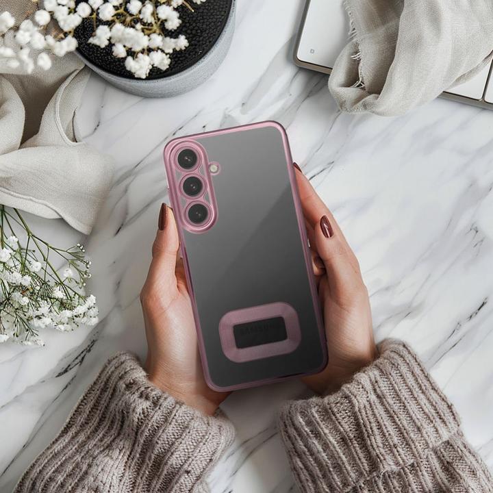 Image du produit OEM Back panel cover Case GLAM for SAMSUNG S25 rose pink