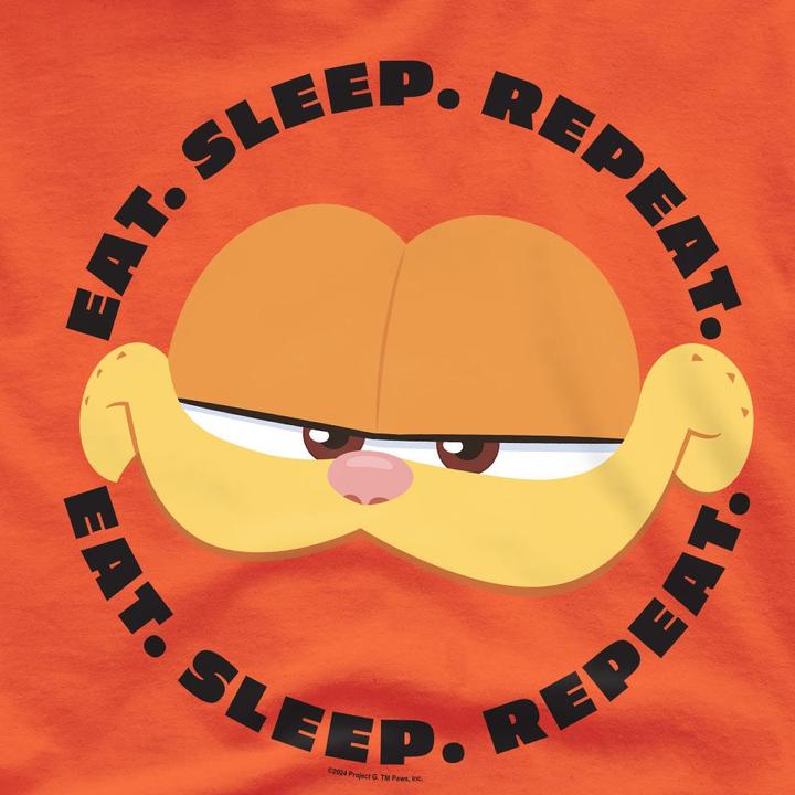 Produktbild Garfield Eat Sleep Repeat TShirt (4XL)