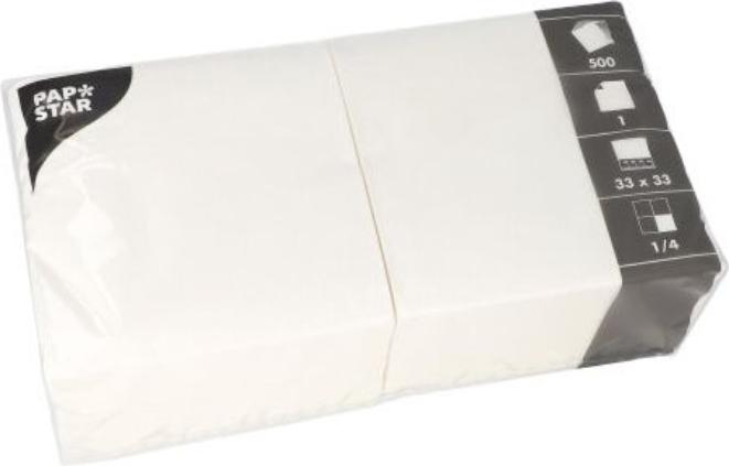 Actual product image Papstar Servietten (500 x, 33 x 33 cm)