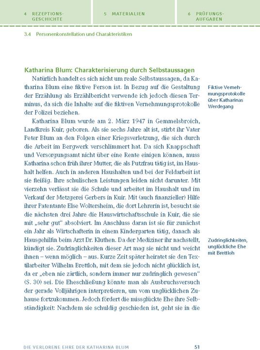Actual product image Heinrich Böll: Die verlorene Ehre der Katharina Blum (German, Henry Boell, 2019)