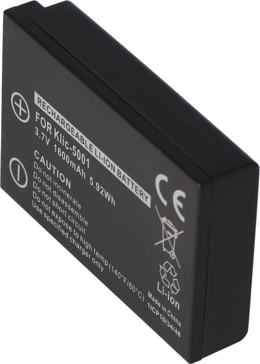 Actual product image Kodak Battery KLIC-5001, DX6490, DX7740 (Rechargeable battery)