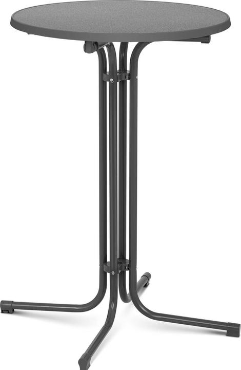 Produktbild Royal Catering Stehtisch klappbar Bistrotisch Bartisch Bistro Tisch Gastro rund Ø 70 cm grau (78 x 70 cm)