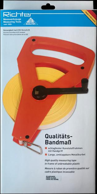 Actual product image Richter Glass fibre tape measure Richter 275R/50 (mm)