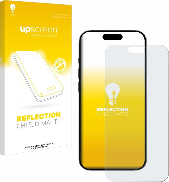 Actual product image upscreen Reflection Shield Protector Matte (1 Piece, Apple iPhone 15 Pro Max)