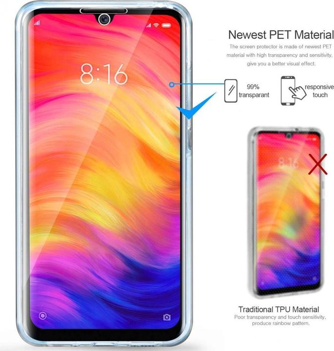 Produktbild Screenguard 360° Screen & Body Protector Xiaomi Redmi Note 7 Hülle mit Folie (Xiaomi Redmi Note 7)