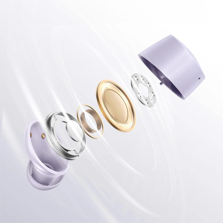 Actual product image Baseus Bowie E18 wireless TWS ENC IPX4 headphones - purple (25 h, Wireless)
