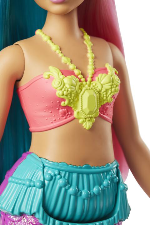 Produktbild Barbie Dreamtopia Meerjungfrau Puppe (türkis- und pinkfarbenes Haar)