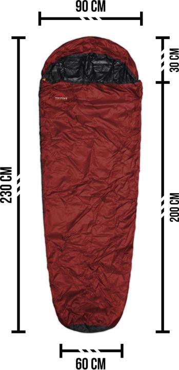 Immagine prodotto Normani Sacco a pelo con copertura antipioggia SleeBag (2.30 m)