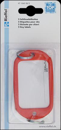 Image du produit Rieffel Étiquettes de clés KT 1060 SB/2 ASS.