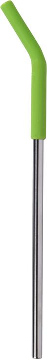 Actual product image Excellent Houseware Metal drinking straws with silicone set of 4 (4 x)