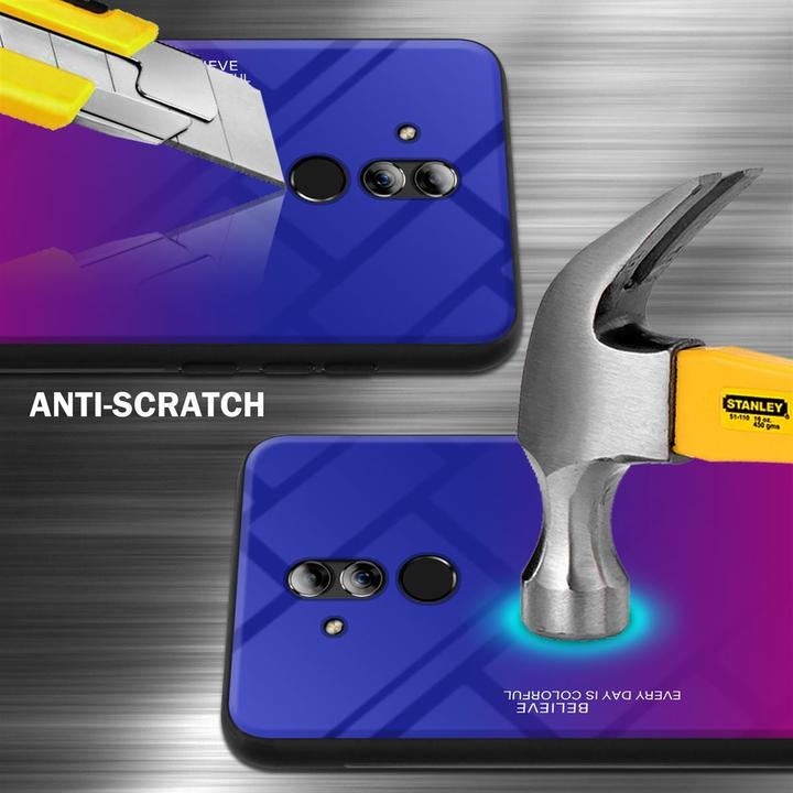 Actual product image Cadorabo TPU 2 colors glass cover (Mate 20 Lite)