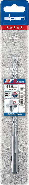 Immagine prodotto Alpen Punta Widia per cemento armato SDS+ con 4 taglienti F8, 25-450/400 (25 millimetri)