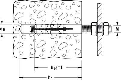 Actual product image Fischer letbetonskrue 8x90 - T/direkte montage u/forborring, undersaenket hoved, 50stk (20 pcs.)