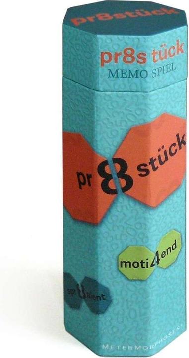 Actual product image Magnificent piece /Pr8piece. The memo game with the number in the word (German)