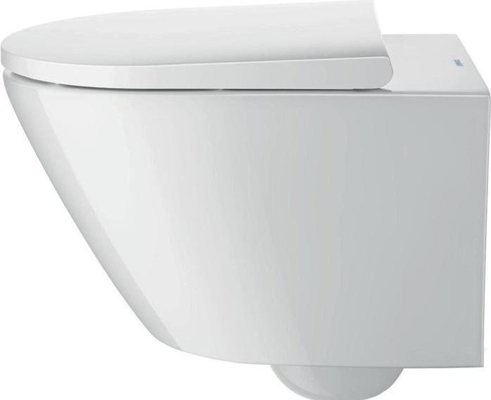 Actual product image Duravit Wall-hung WC set D-NEO deep rim. with WC seat incl. Durafix white