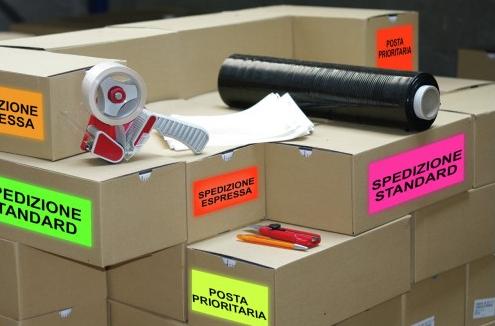 Actual product image Tico Fluorescent Labels Orange 70x36mm 70