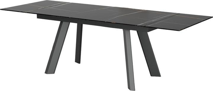 Image du produit Home123 Table à rallonges CELIA (noir)