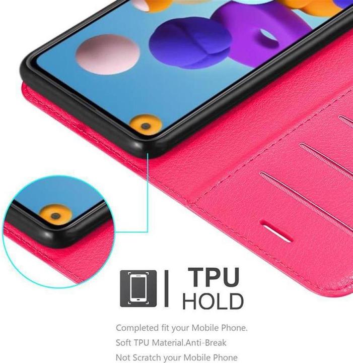 Actual product image Cadorabo Book with stand function cover (Samsung Galaxy A21)