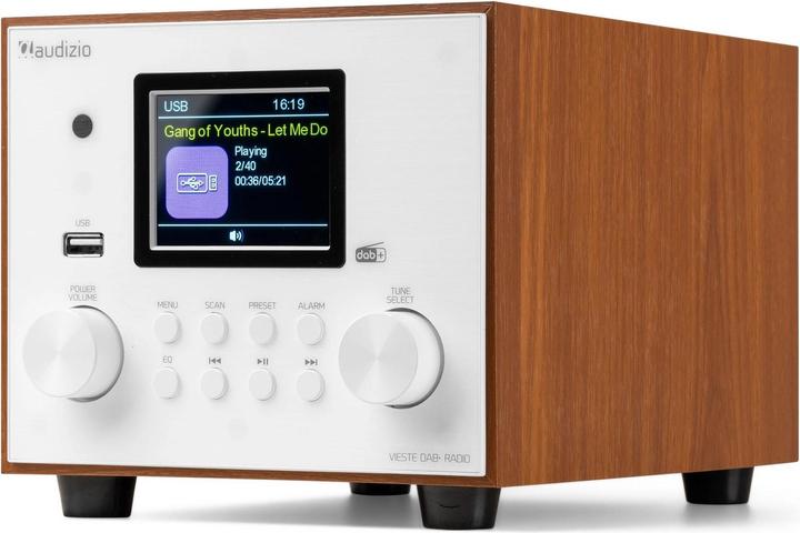 Actual product image Audizio DAB+ Radio Vieste Weiss, Radio Tuner: FM, DAB+ (FM, DAB+, Bluetooth)