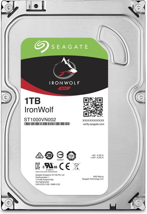 Image du produit Seagate IronWolf (1 To, 3.5", CMR)