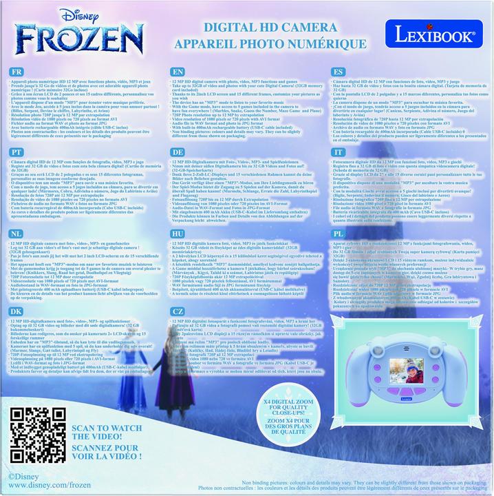 Image du produit Lexibook Appareil photo Frozen pour enfants