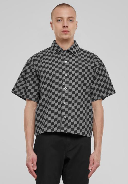 Urban Classics Laser Check Printed Boxy Shirt - 166805