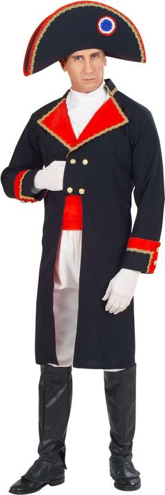 Actual product image Widmann Napoleon Bonaparte battle uniform with jacket, jabot, trousers, belt, boot covers, hat (M)