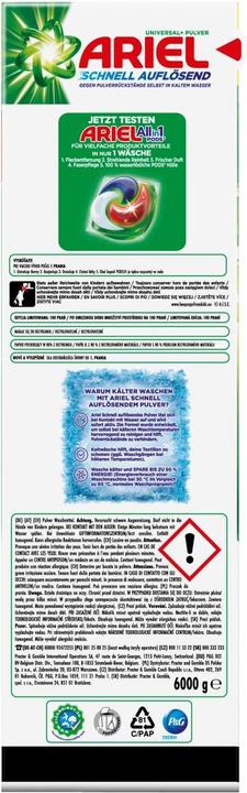 Image du produit Ariel Universal+ (100 Cycles de lavage, Poudre)