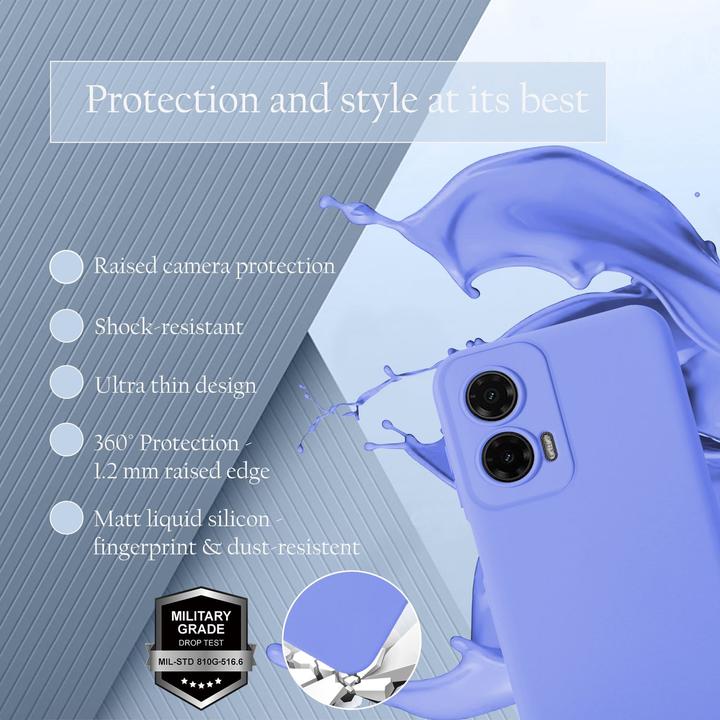 Actual product image Cadorabo Case for Motorola Moto G35 TPU Liquid Silicone Cover (Motorola Moto G35)