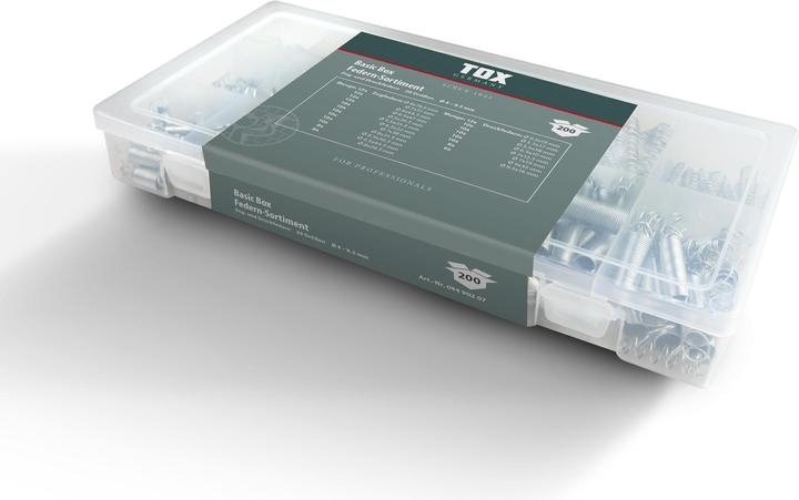 Produktbild Tox Basic Box Federn - Sortiment 200 tlg. (207 Stk.)