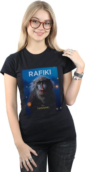 Actual product image Disney Womens/Ladies The Lion King Movie Rafiki Poster Cotton T-Shirt (XXL)