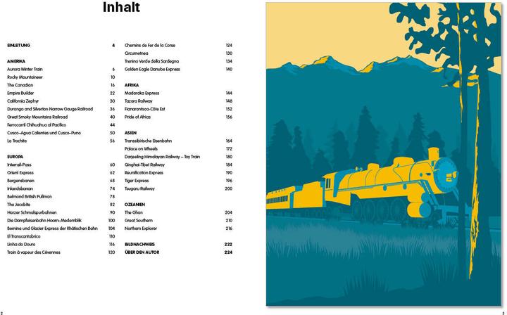 Valeurs nutritives et ingrédients Die Welt per Zug entdecken (Allemand, Franco Tanel, 2024)