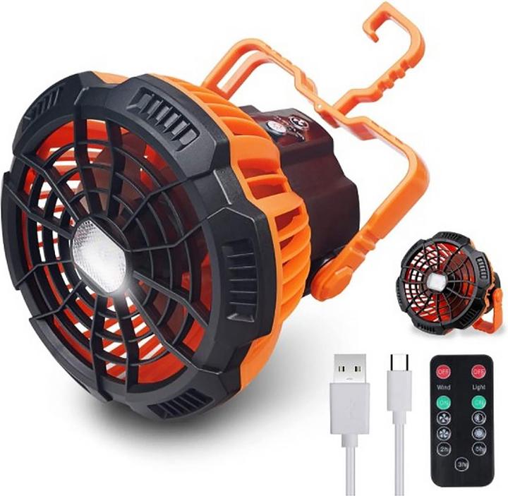 Actual product image Benson Fan with LED light 2-in-1