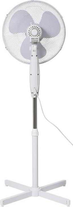 Produktbild Sygonix Bodenventilator 50 W (Ø x H) 600 mm x 1200 mm Weiss Oszillierend, Höhen