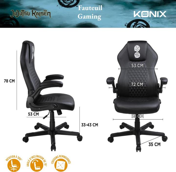 Produktbild Konix Fauteuil Gaming - Jujutsu Kaisen