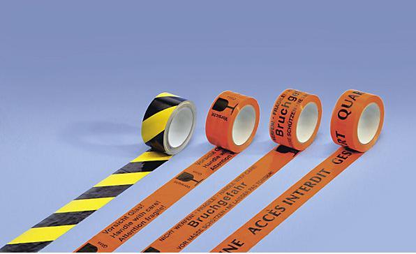 Actual product image eurokraft basic Warning tape (50 mm)