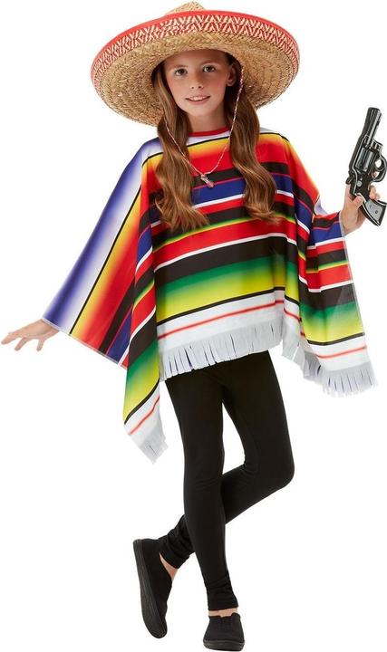 Image du produit Smiffys Mexikaner Poncho (104, 110, 116, 122, 128, 134, 140)