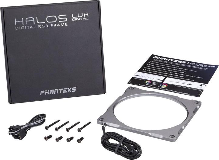 Immagine prodotto Phanteks Halos Lux 140mm telaio RGB-LED alluminio / grigio