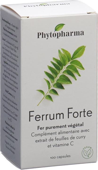 Immagine prodotto Phytopharma Ferrum Forte (100 Pezzo/i, Pillole, 89 g)