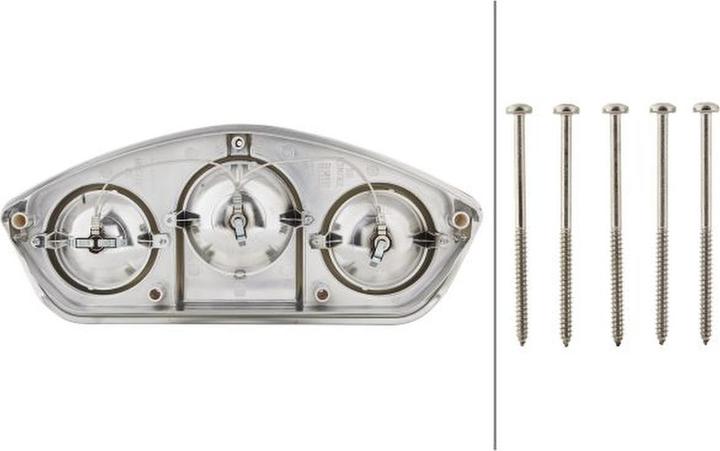Produktbild Hella 10 Rücklichter rechts Glühlampen-Technologie Einbau 2SD 343 440-047