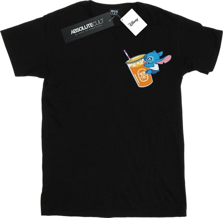 Actual product image Disney Womens/Ladies Lilo And Stitch Drink Cotton Boyfriend T-Shirt (XXL)